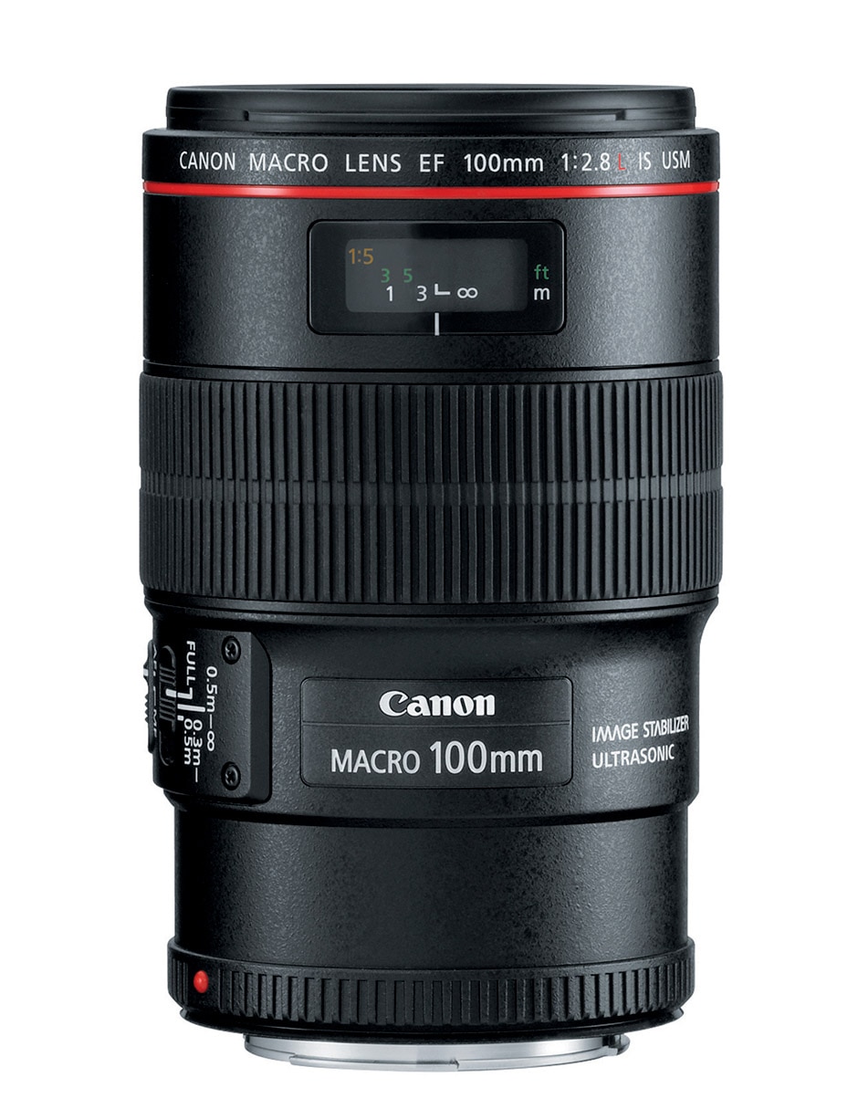 Lente Canon 100 mm f / 2.8 EF-Mount