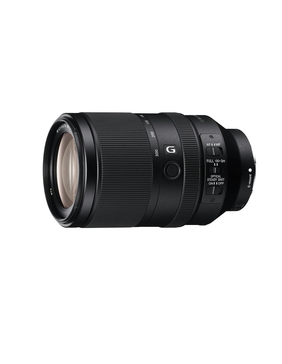 SONY Lente telefoto Sony modelo sel70300g 72 mm f / 5.6 para montura e