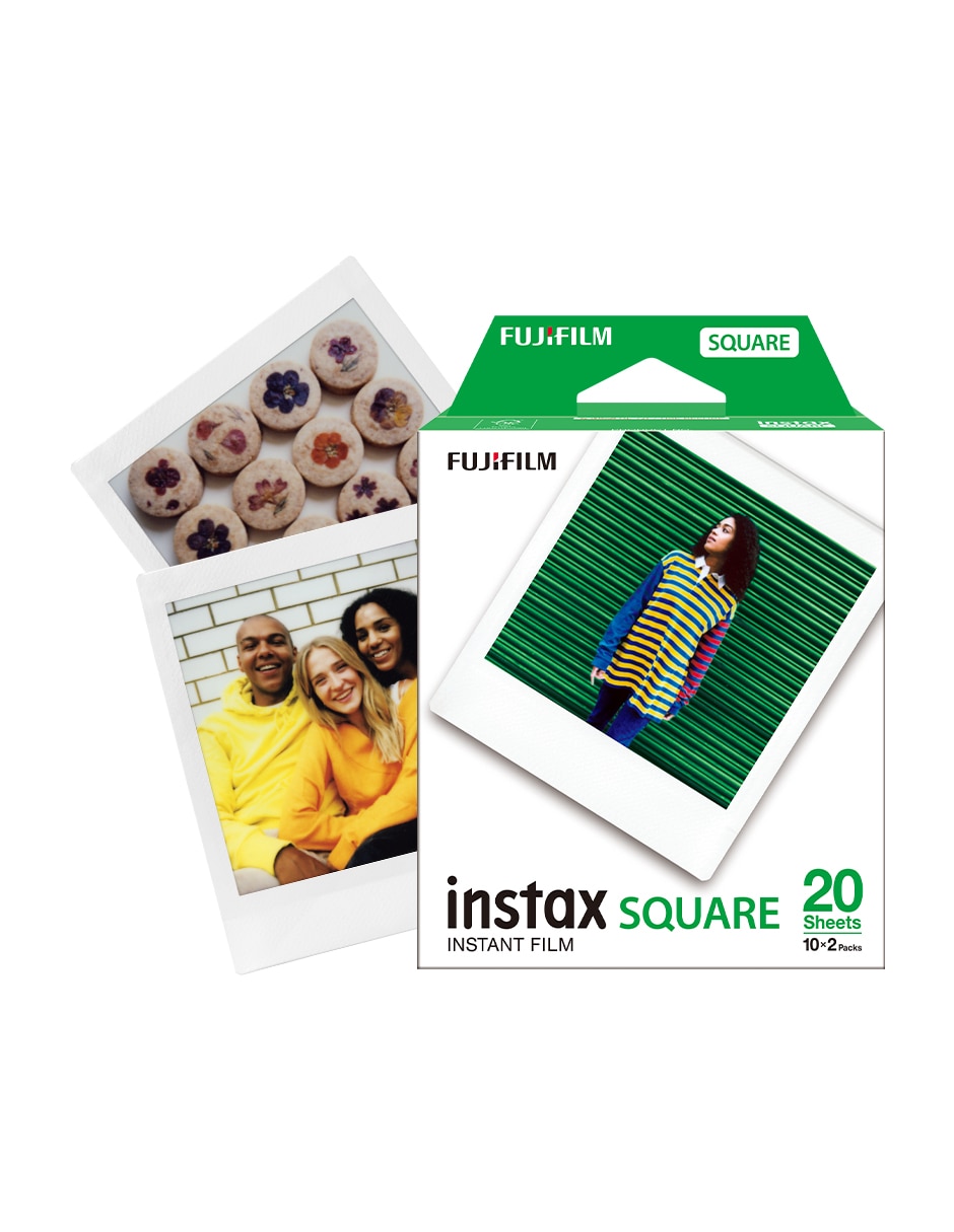 Papel fotográfico film 100 g modelo Instax Square 2-Pack 3