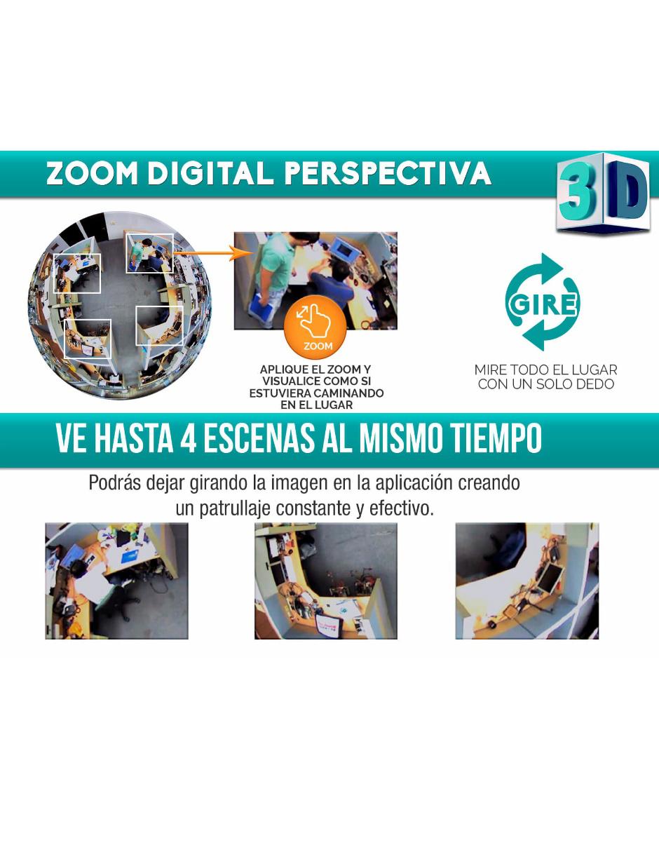 Cámara individual de seguridad Alámbrica para Interior 3