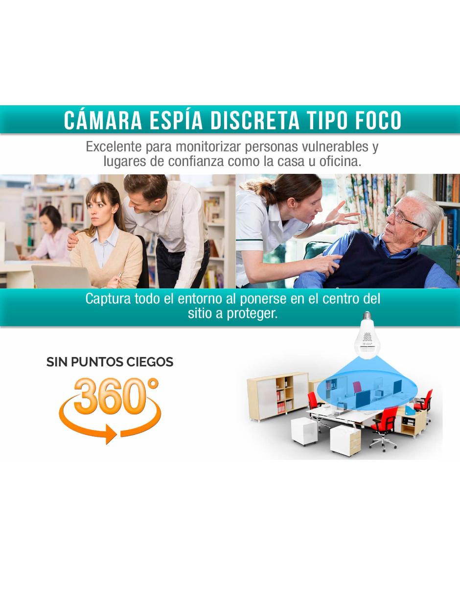 Cámara individual de seguridad Alámbrica para Interior 4