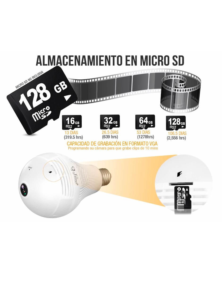 Cámara individual de seguridad Alámbrica para Interior 9