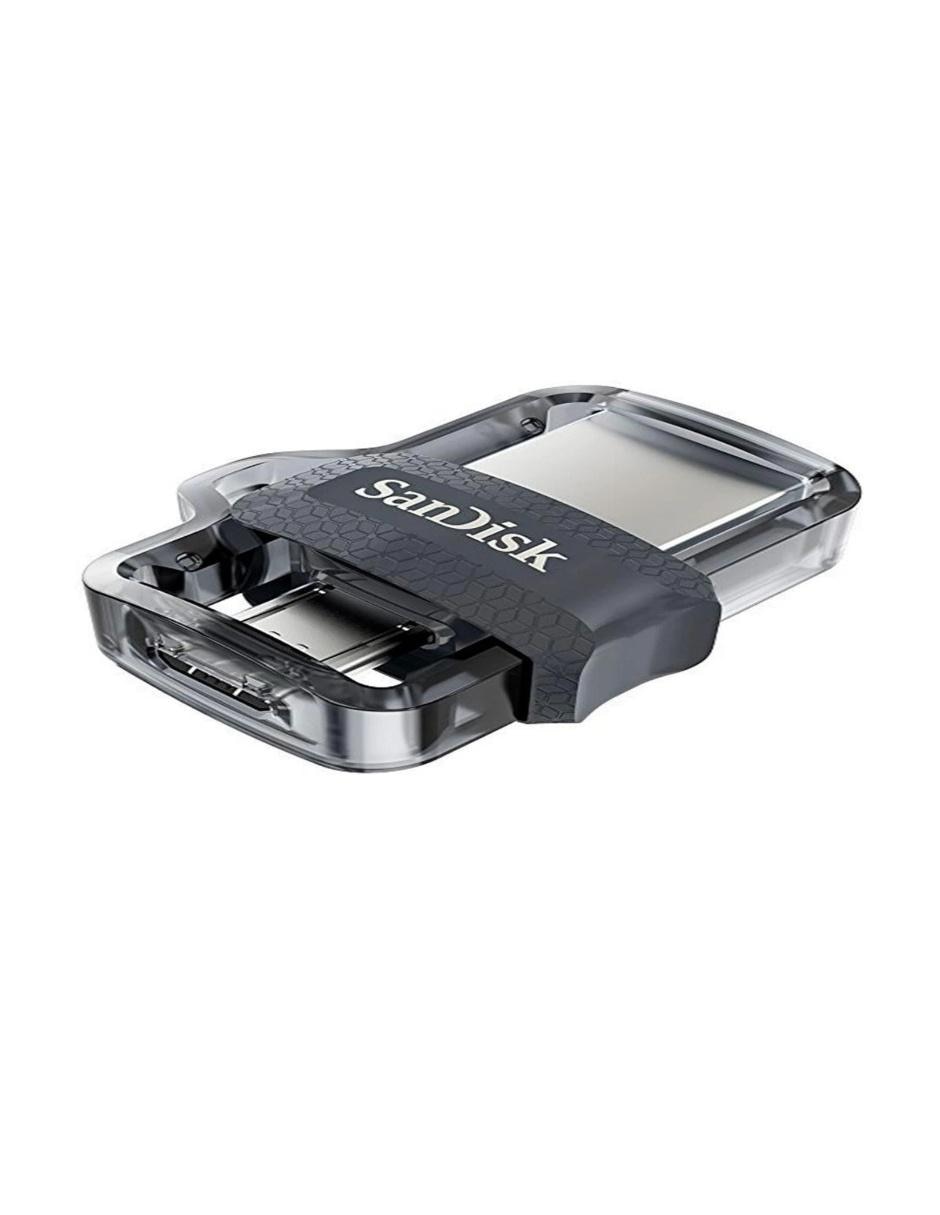 Memoria USB 64GB Dual OTG USB 3.0 A Micro-USB Retráctil SDDD3-064G-G46