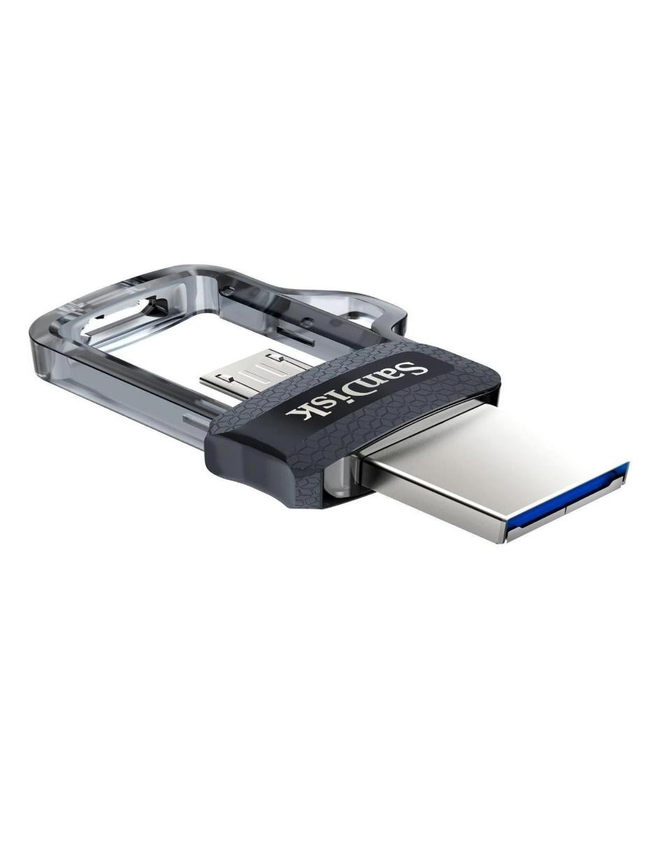 Memoria USB 64GB Dual OTG USB 3.0 A Micro-USB Retráctil SDDD3-064G-G46