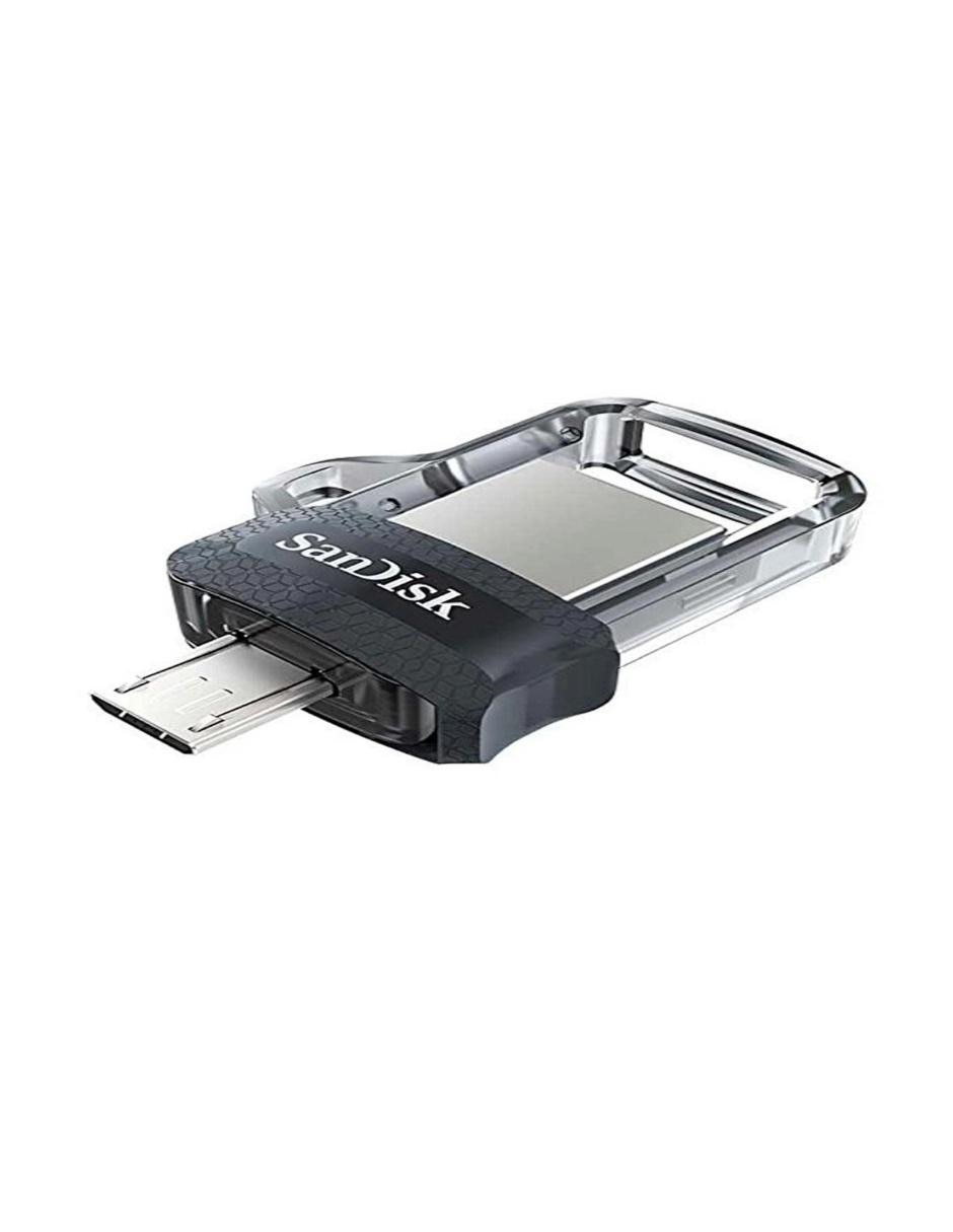Memoria USB 64GB Dual OTG USB 3.0 A Micro-USB Retráctil SDDD3-064G-G46
