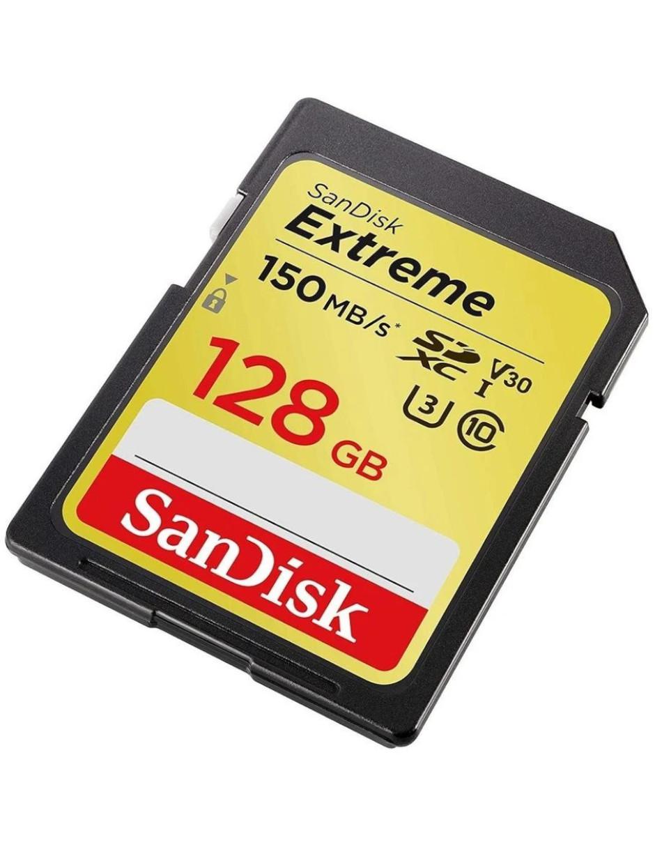Tarjeta SD 128GB Sandisk Extreme 4K SDSDXV5-128G-GNCIN