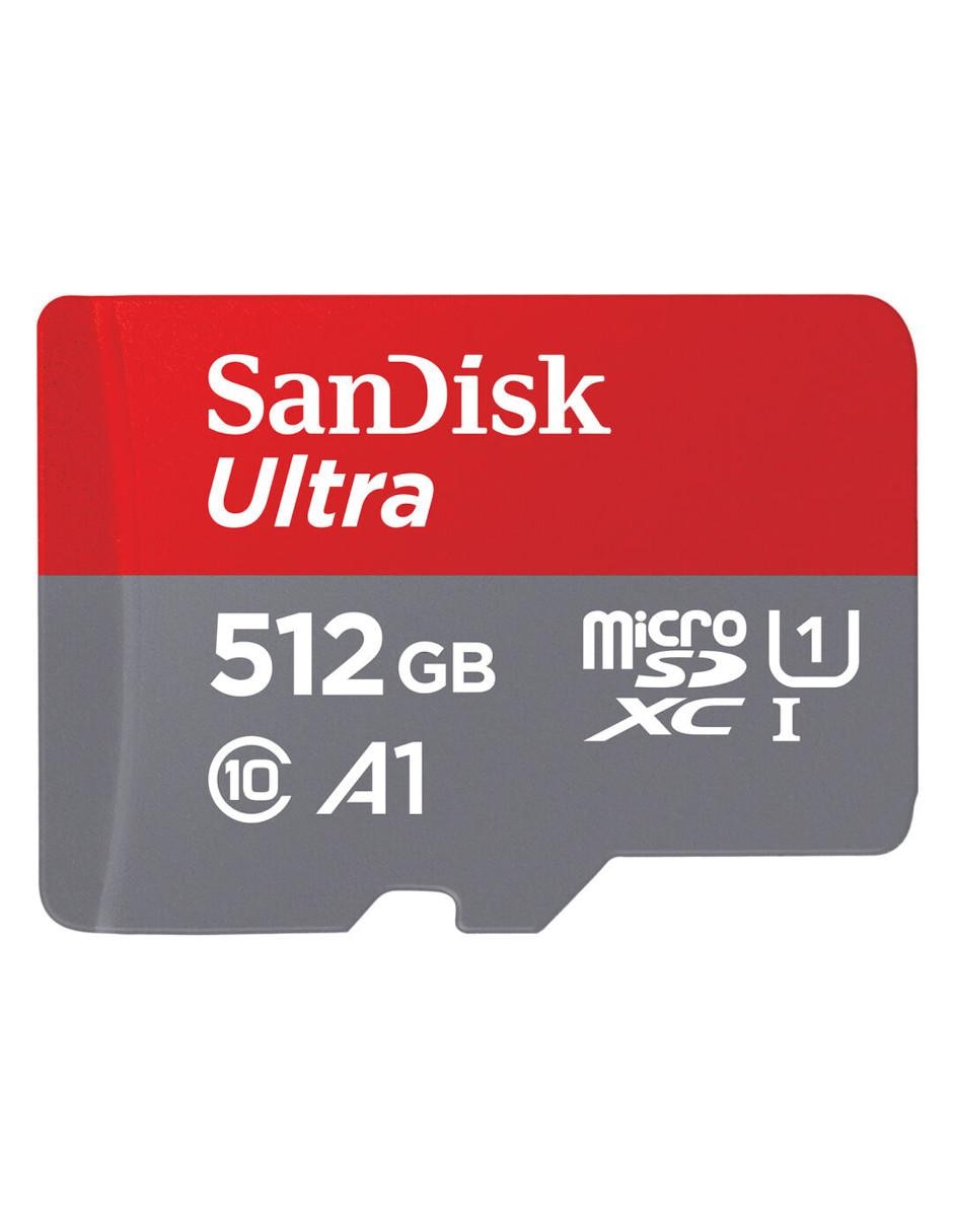 Memoria Micro SD 512GB Sandisk Ultra Clase 10 A1 Full HD SDSQUA4-512G-GN6MA