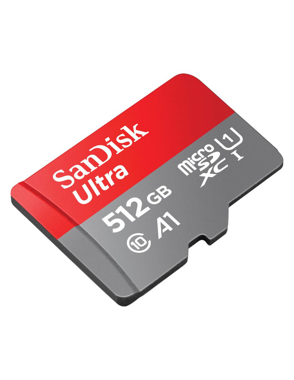 Memoria Micro SD 512GB Sandisk Ultra Clase 10 A1 Full HD SDSQUA4-512G-GN6MA