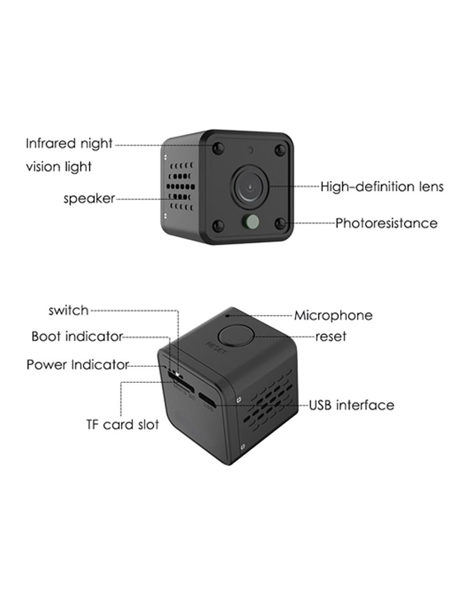 Cámara espía seguridad WiFi GoGo electronics WJ01 visión nocturna