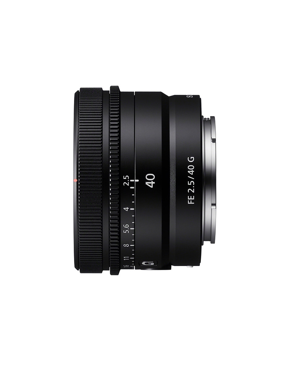 Lente 40 mm f / 2.5 E-Mount 12