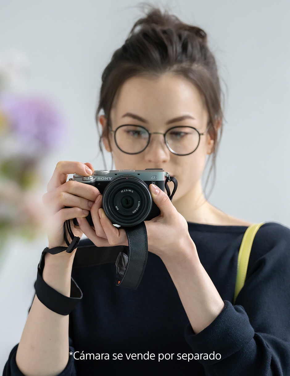Lente 40 mm f / 2.5 E-Mount 13