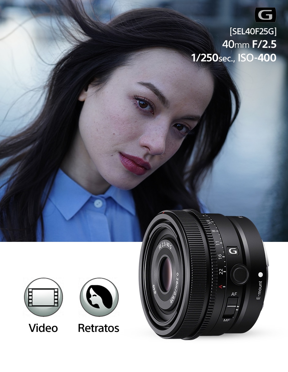 Lente 40 mm f / 2.5 E-Mount 14