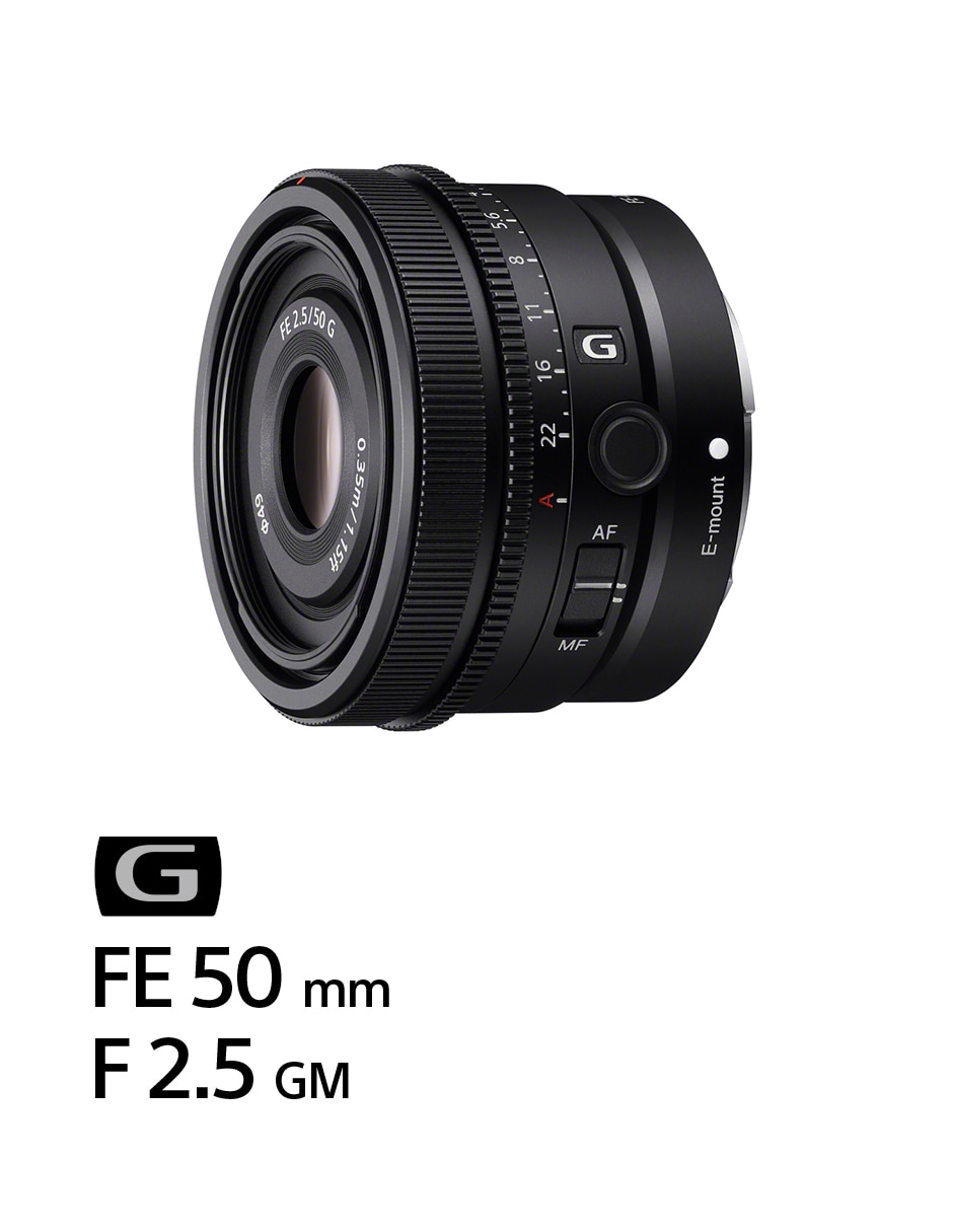 Lente 50 mm f / 2.5 E-Mount 1