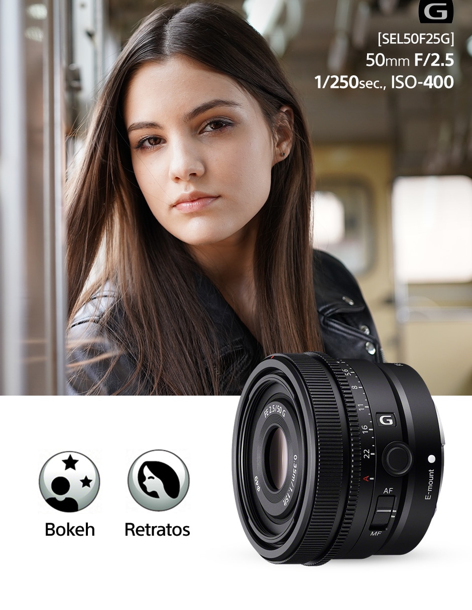 Lente 50 mm f / 2.5 E-Mount 14