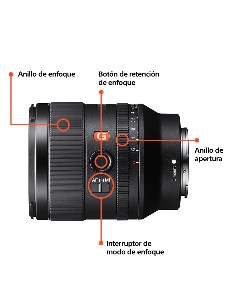 Lente 35 mm f / 1.4 E-Mount 11