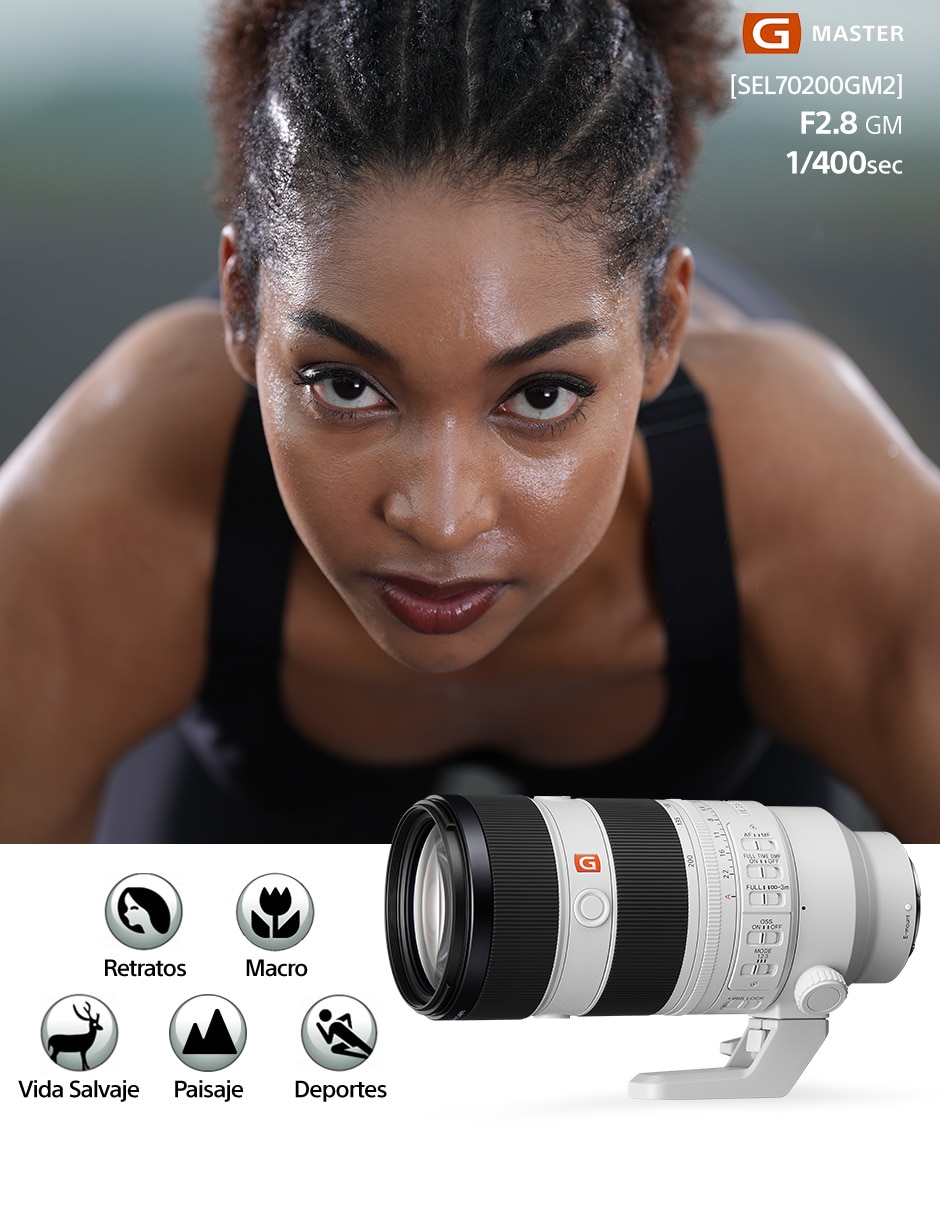 Lente Sony 70 a 200 mm f / 2.8 E-Mount