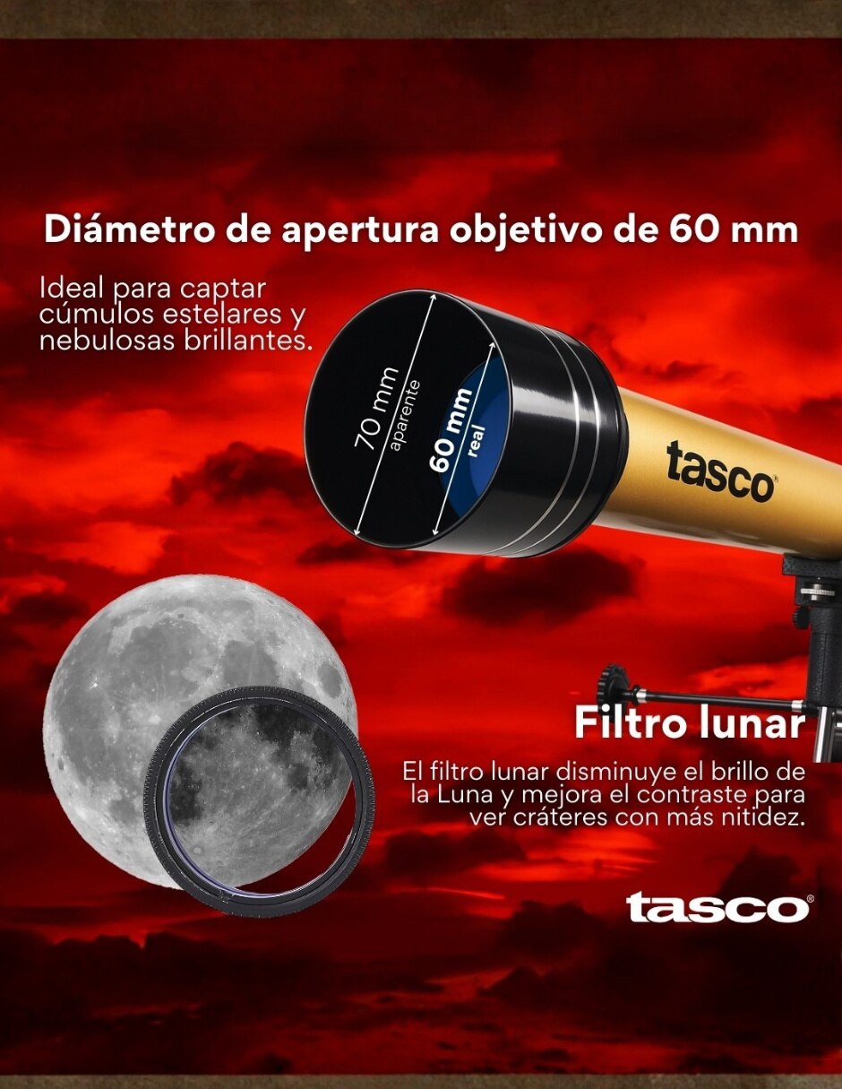 Telescopio Refractor Luminova 7
