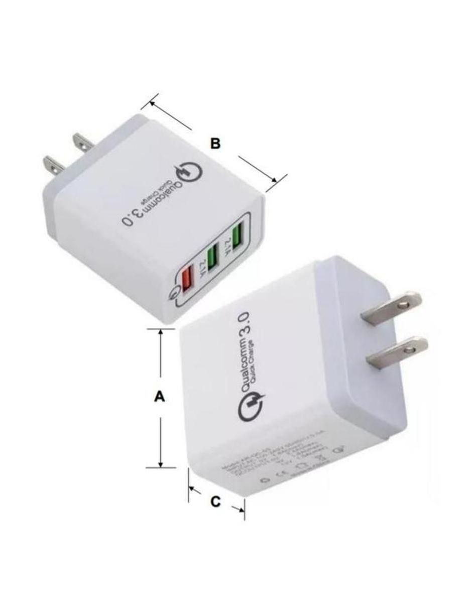 Cargador pared USB 2