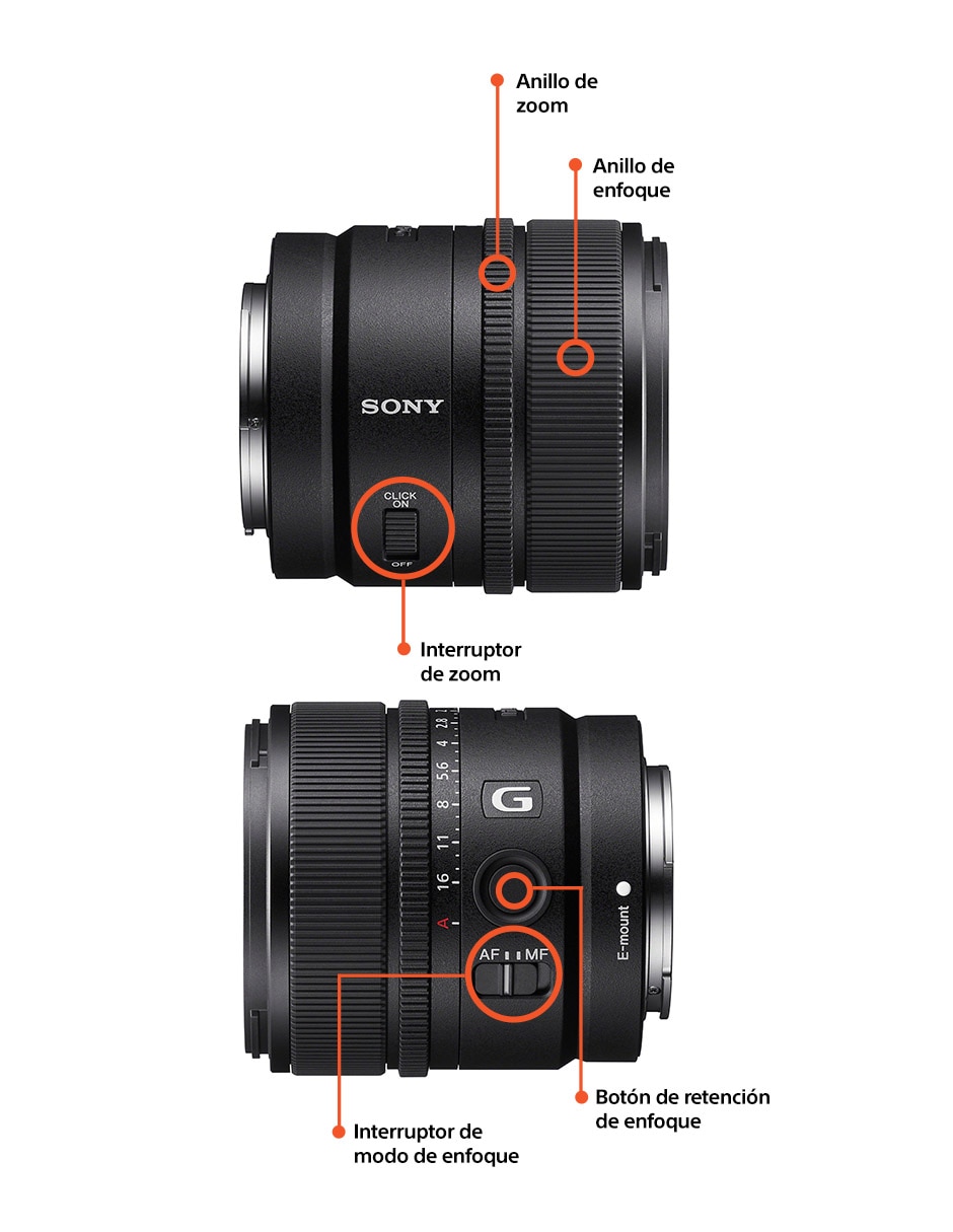 Lente 15 mm f / 1.4 E-Mount 13