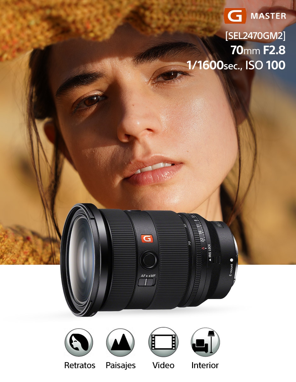 Lente Sony 24 a 70 mm f / 2.8 E-Mount