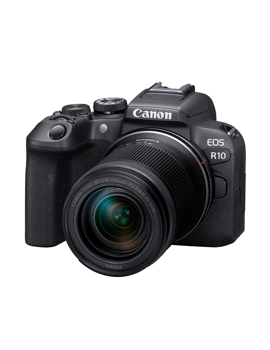 Cámara sin espejo Canon EOS R10 RF-S18-150MM con lente 18 a 140 mm f / 6.3 RF-Mount