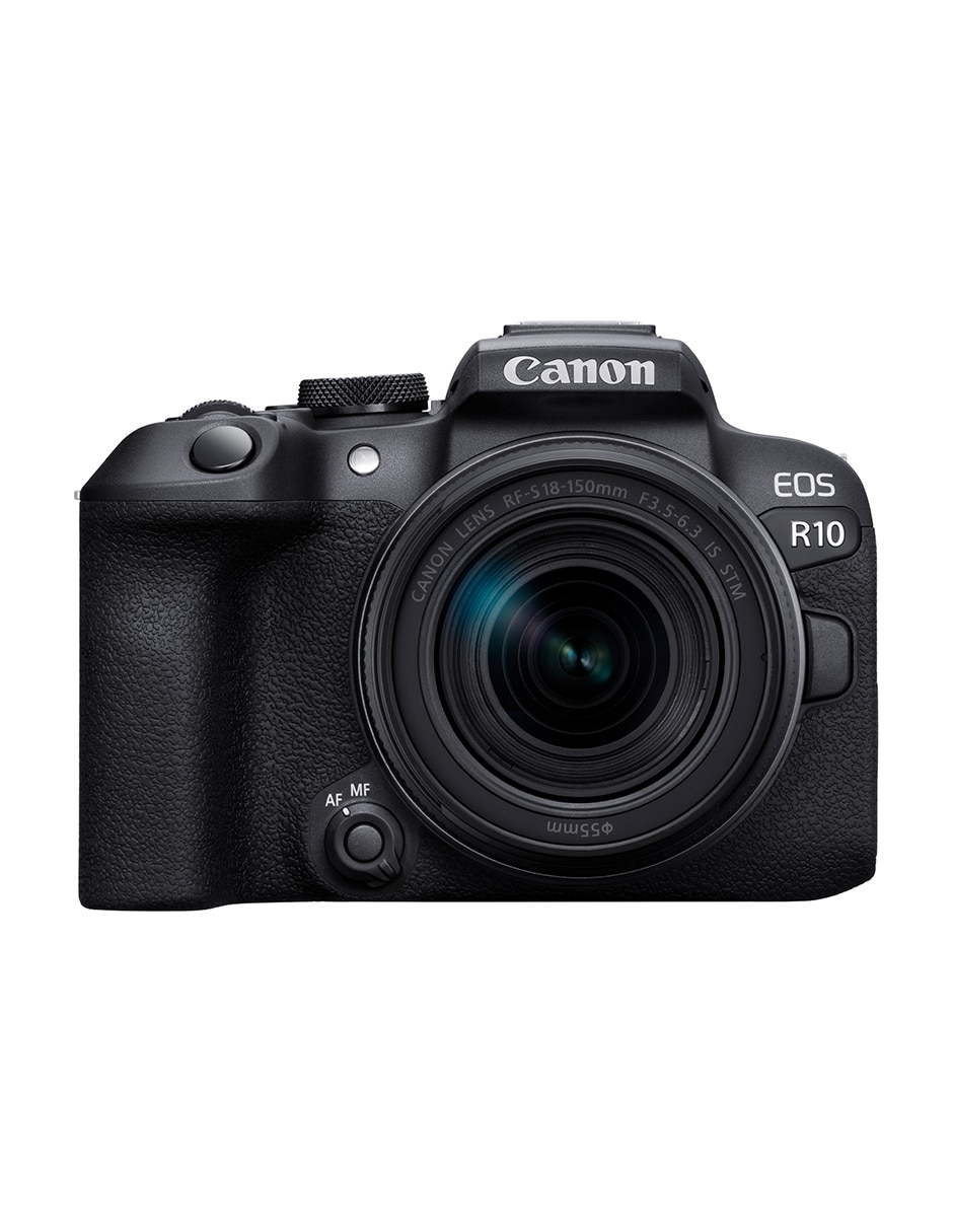 Cámara sin espejo Canon EOS R10 RF-S18-150MM con lente 18 a 140 mm f / 6.3 RF-Mount