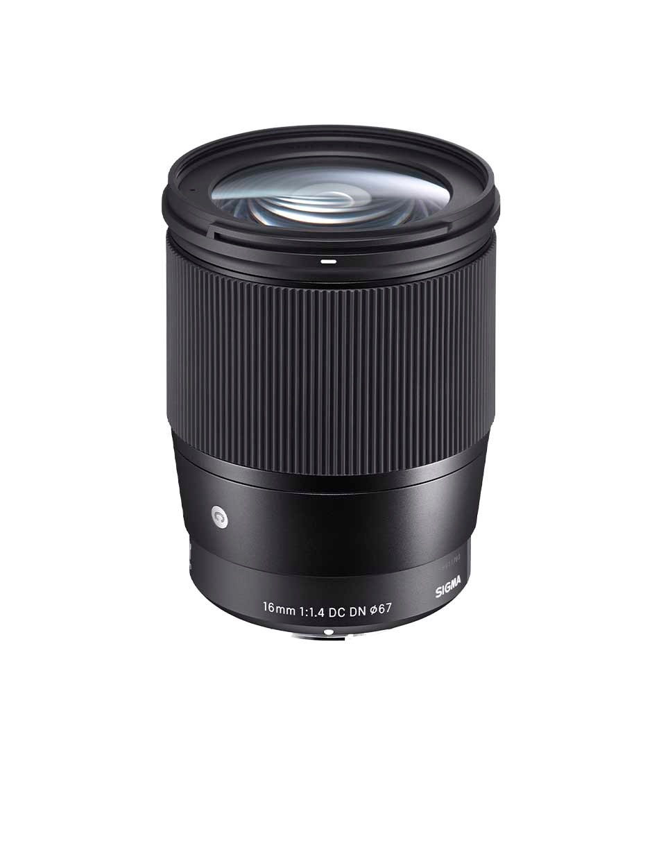 Lente zoom angular Sigma 16mm F1.4 DC DN Contemporary 67 mm f / 1.4 para cámara Canon serie eos r 2
