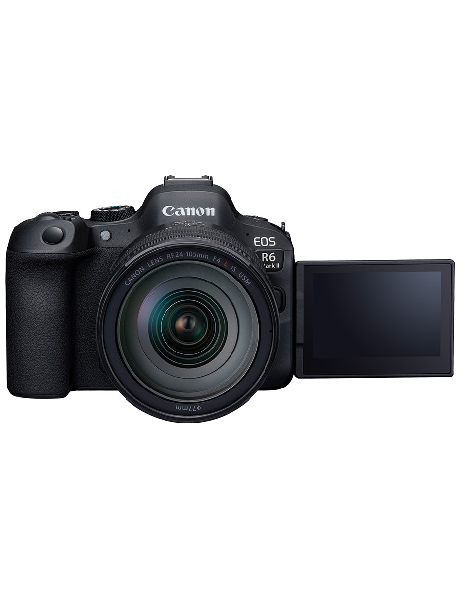 Cámara sin espejo Canon R6 MARK II RF24-105 con lente 24 a 105 mm f / 4 RF-Mount