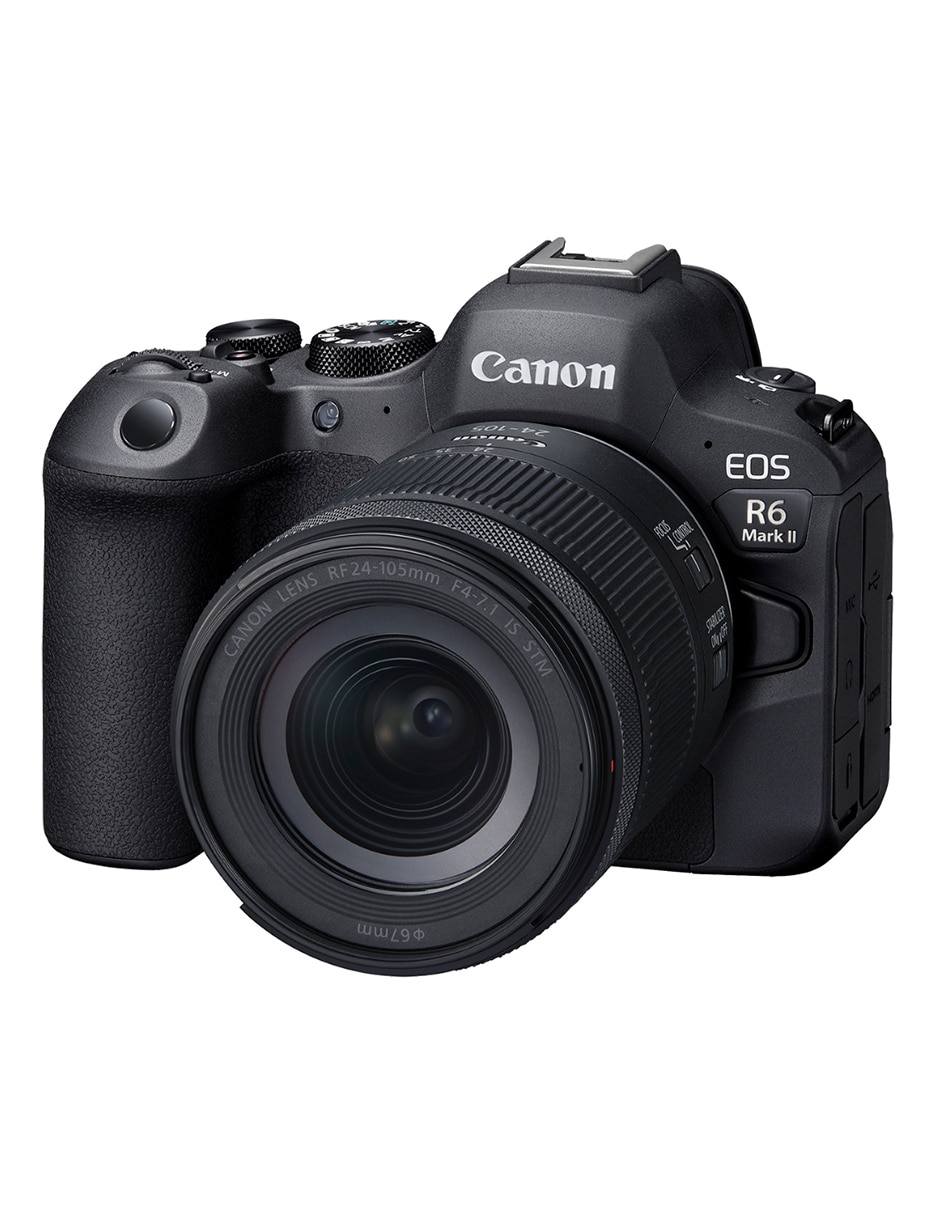 Cámara sin espejo Canon R6 MARK II RF24-105 con lente 24 a 105 mm f / 4 RF-Mount