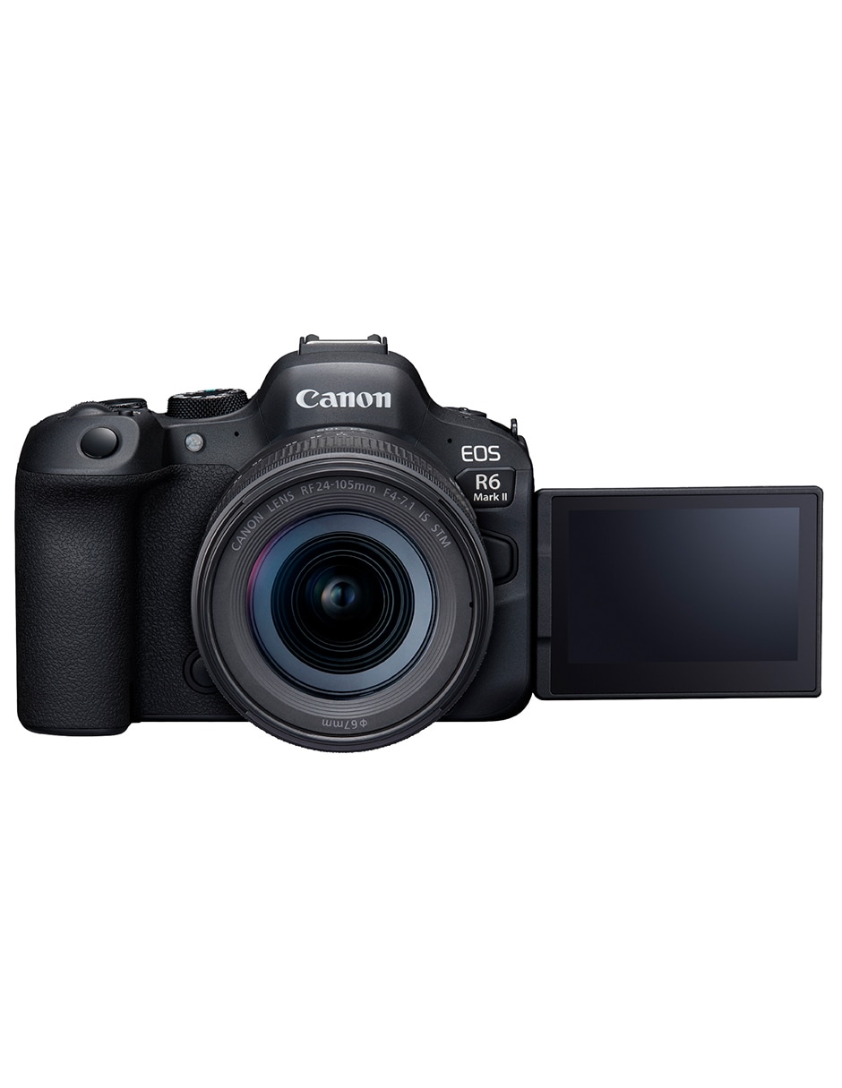 Cámara sin espejo Canon R6 MARK II RF24-105 con lente 24 a 105 mm f / 4 RF-Mount