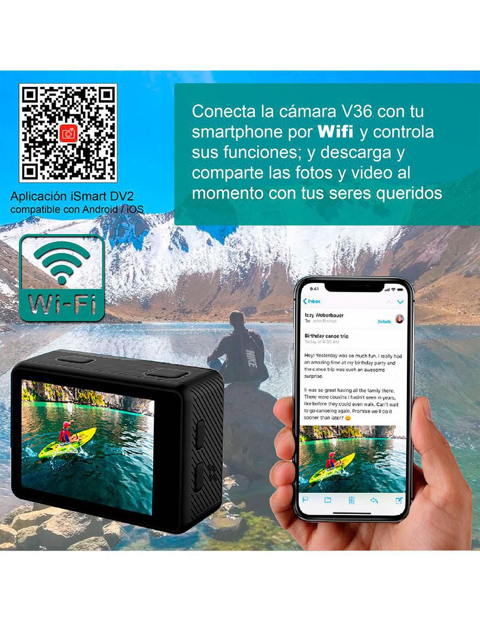 Cámara deportiva VD-V36 4K/UHD 2