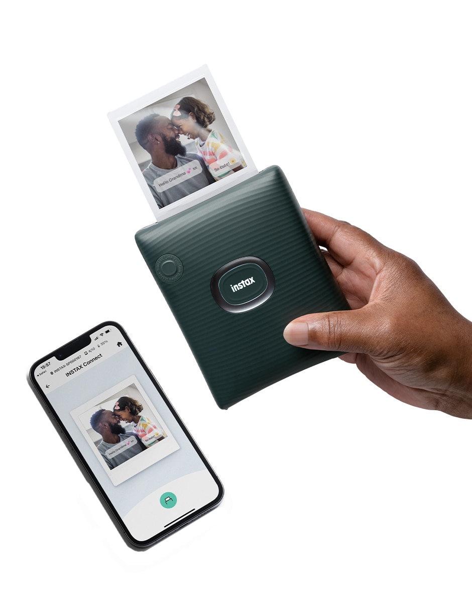 Impresora portátil film Instax Link SQ térmica inalámbrica a color 4