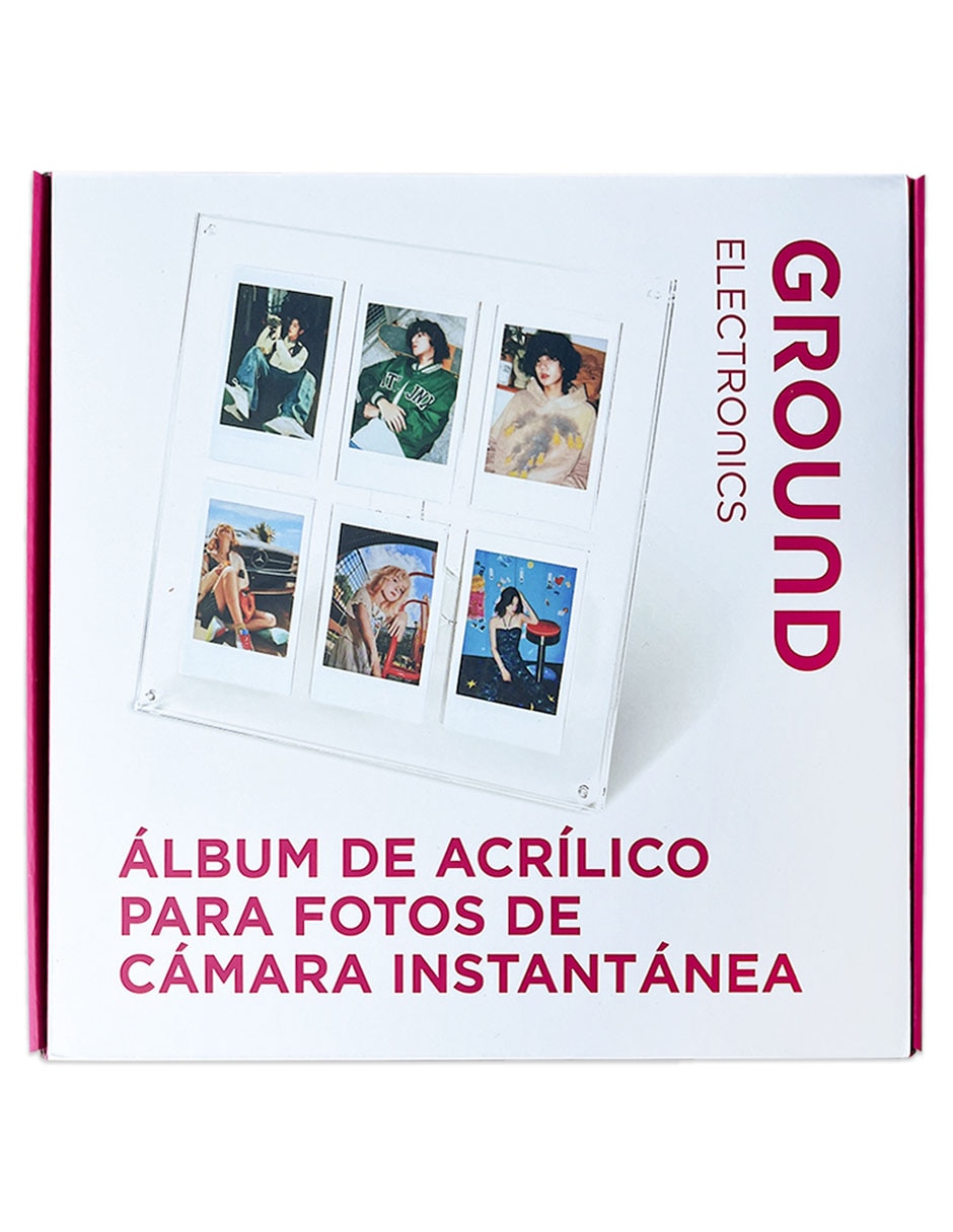 Portarretratos de plástico para 6 fotos 6