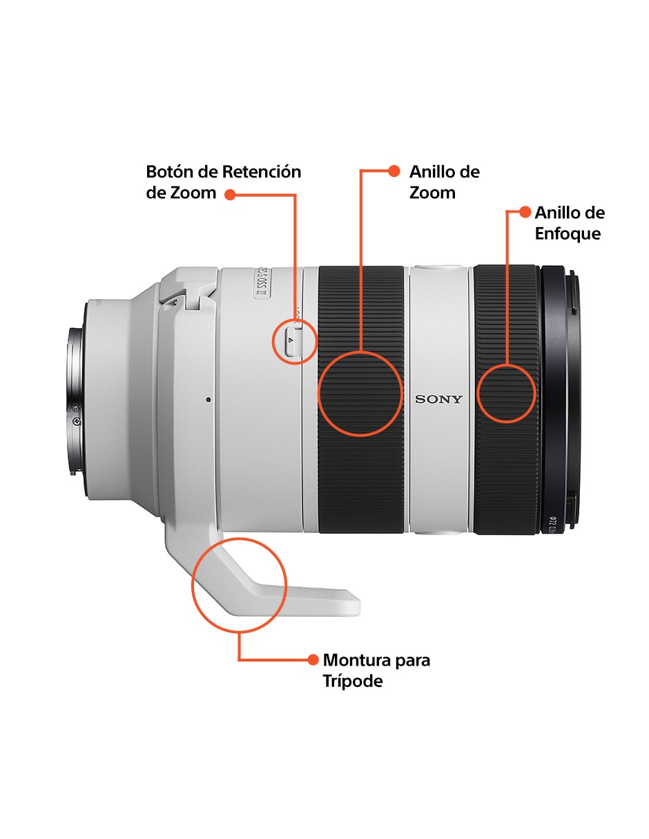 Lente Sony 70 a 200 mm f / 4 E-Mount