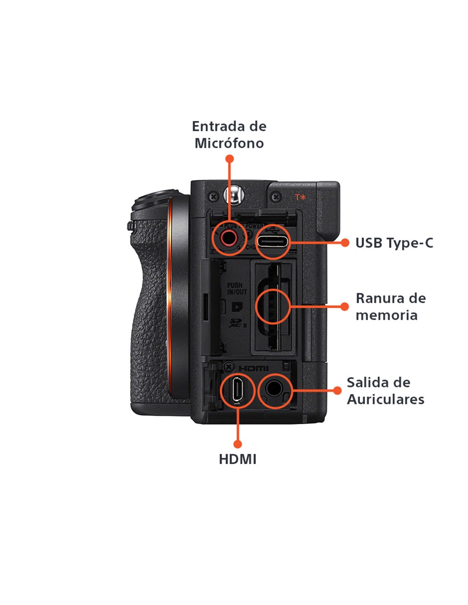 Cámara sin espejo modelo ILCE-7CR/BQ 4