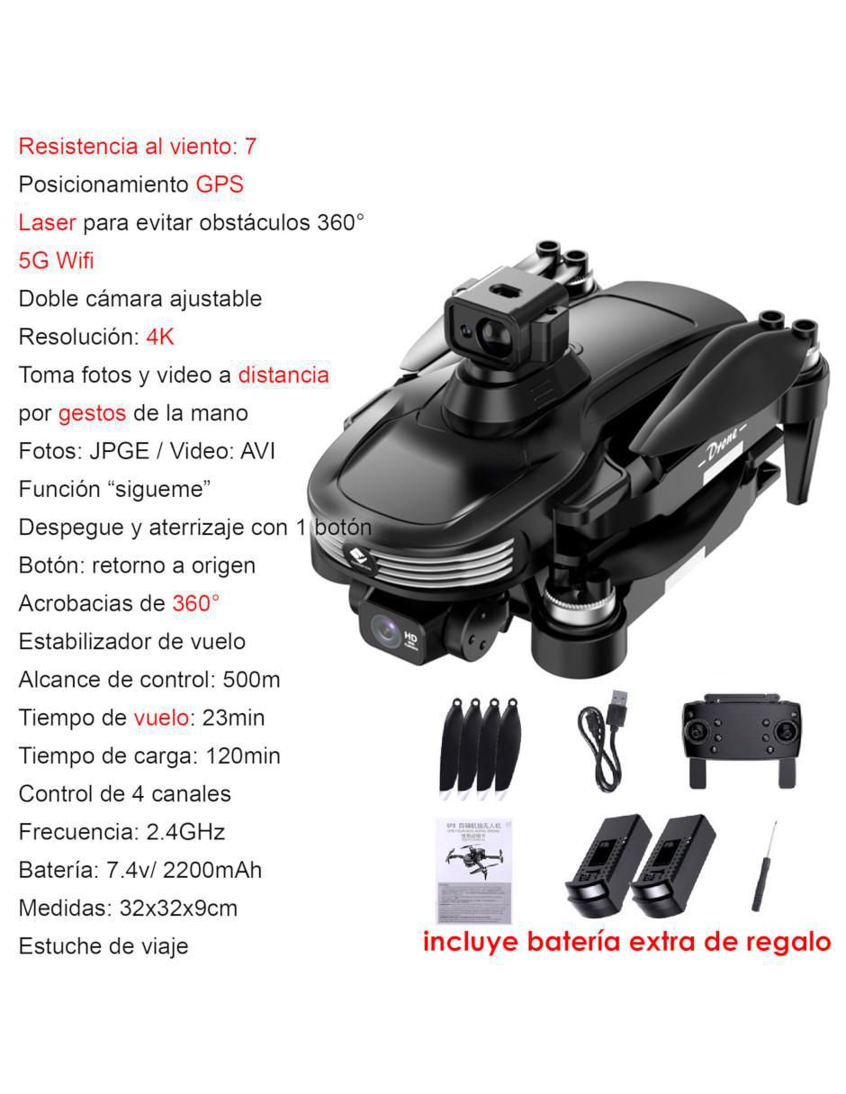 Dron Genérica modelo Vd-F3Pro HD 20 min de vuelo