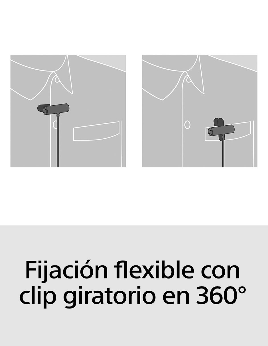 Micrófono Sony ECM-LV1 inalámbrica