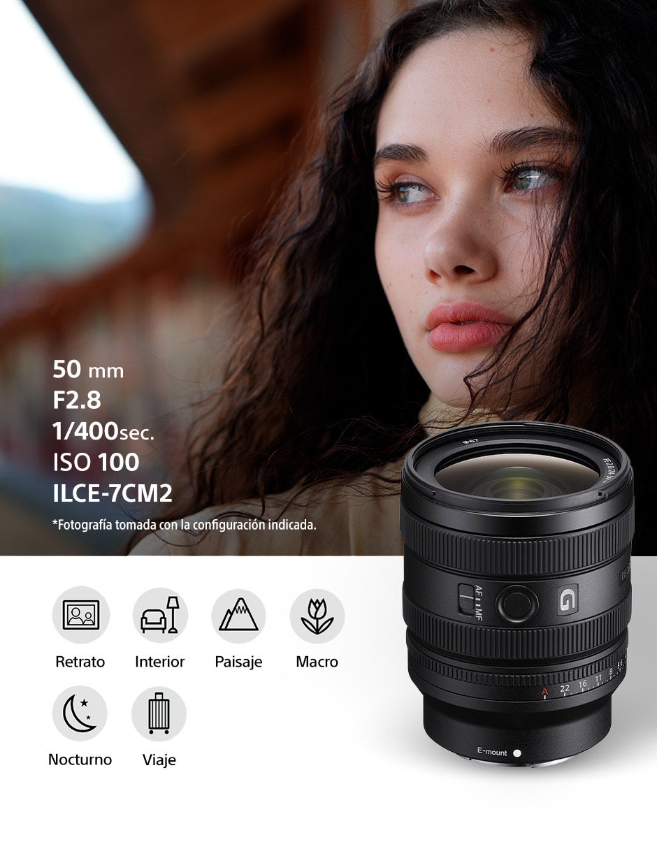 Lente zoom estándar 67 mm f / 2.8 para cámara sony 3