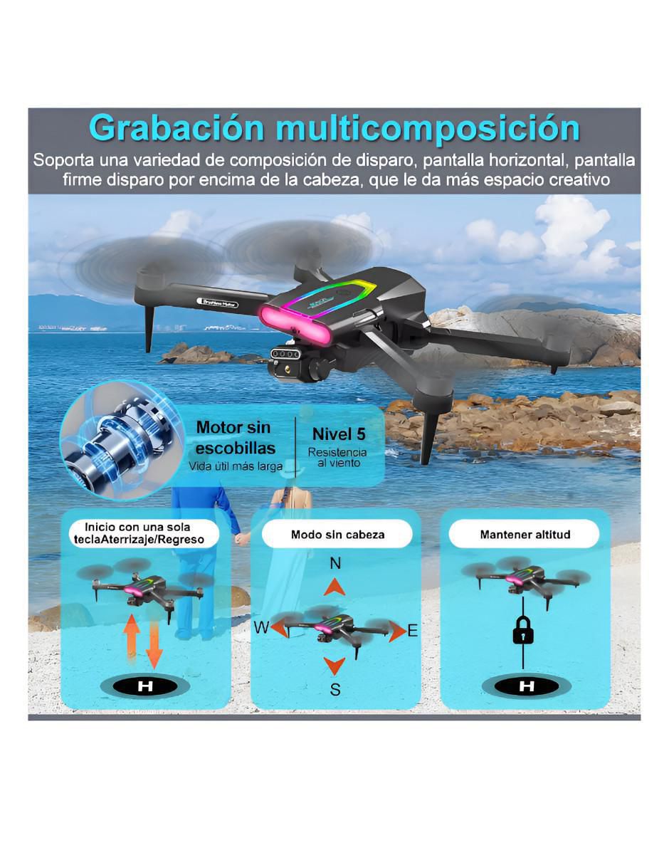 Dron Wünd modelo W512Nd HD 20 min de vuelo