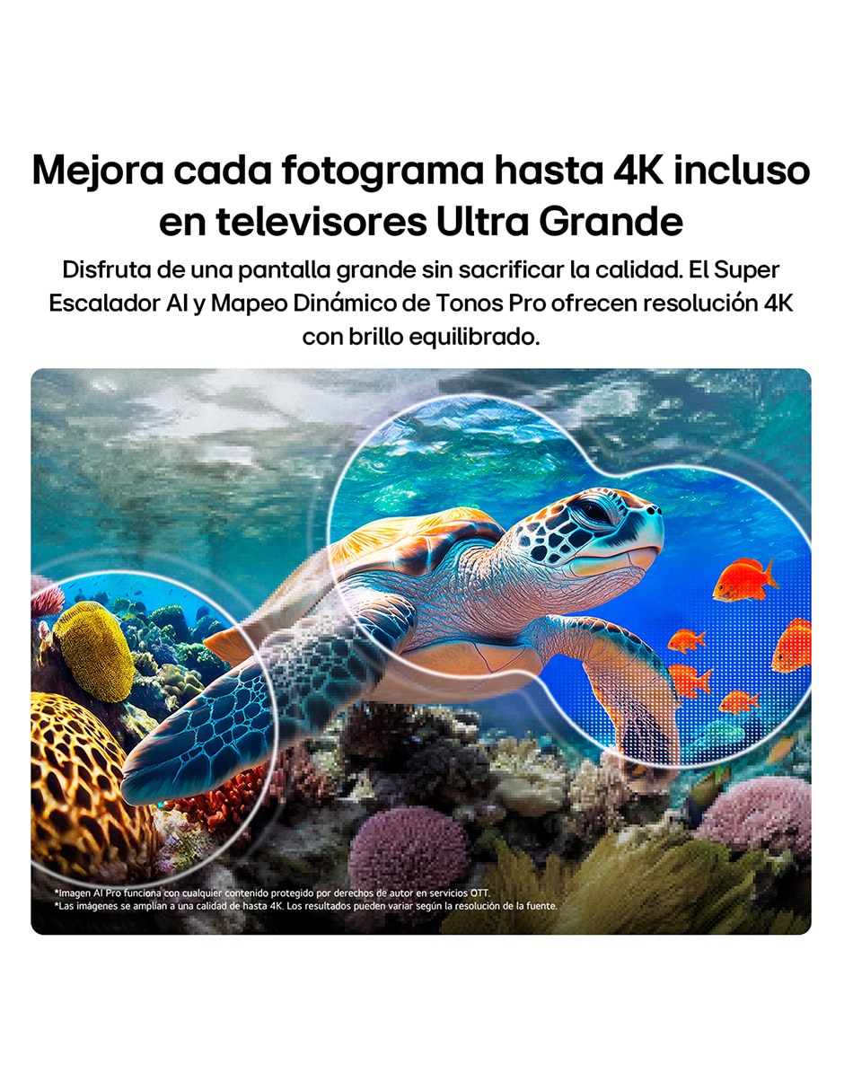 Pantalla Smart tv Lg mini LED de 115 pulgadas 4k 115qned90bs con evo AI