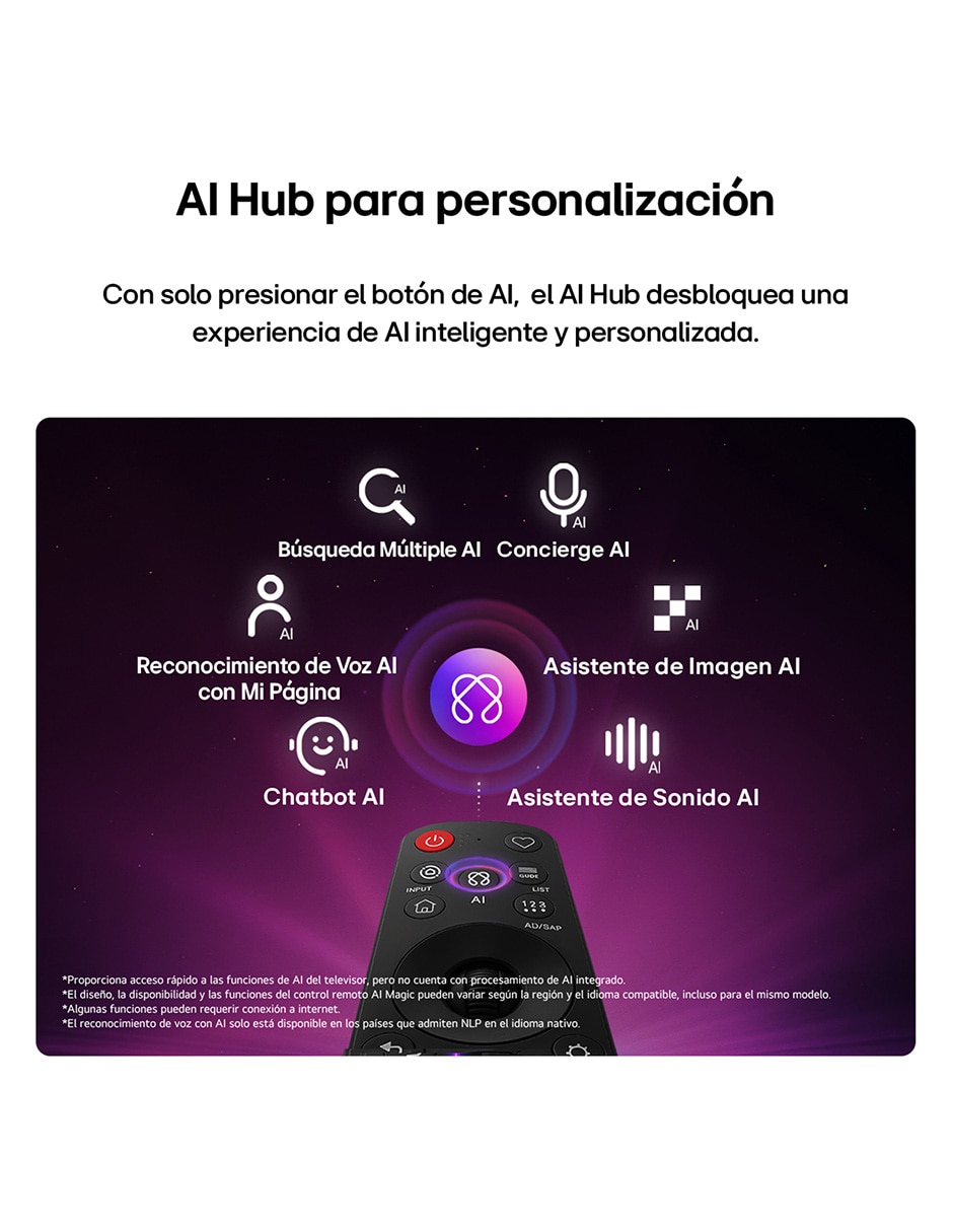 Pantalla Smart tv Lg mini LED de 115 pulgadas 4k 115qned90bs con evo AI