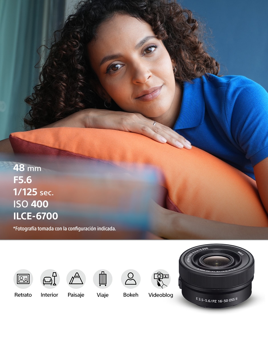 Lente 75 mm f / 3.5 - 5.6 E-Mount 11