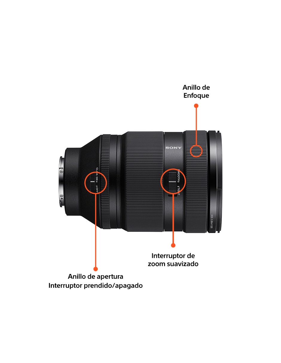 Lente zoom estándar 86 mm f / 2 para cámara sony Lente zoom estándar 86 mm f / 2 para cámara sony