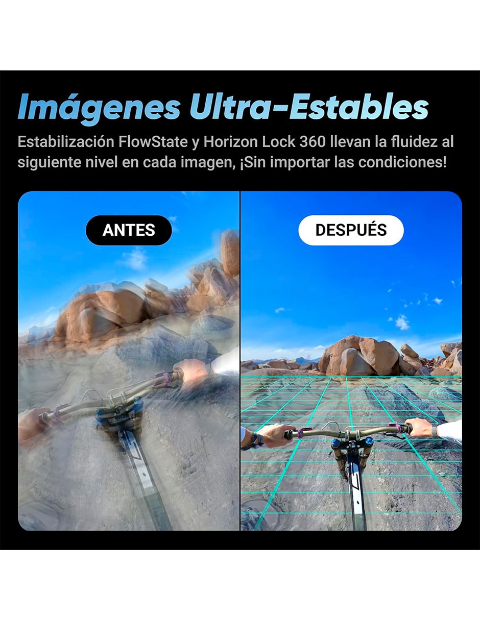 Cámara de acción Insta360 X4 Standard Bundle 8K