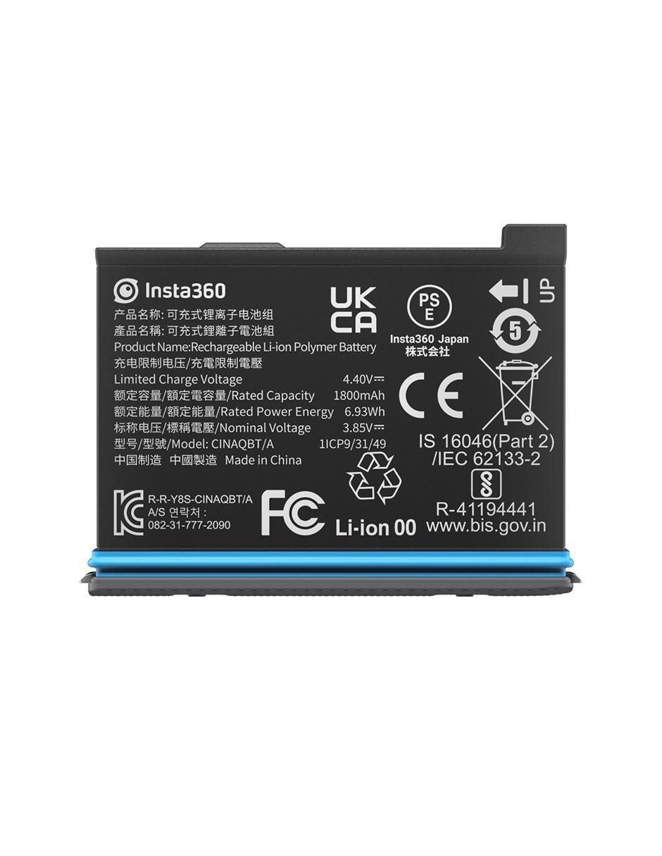Batería recargable Insta360 1850 mAh x3