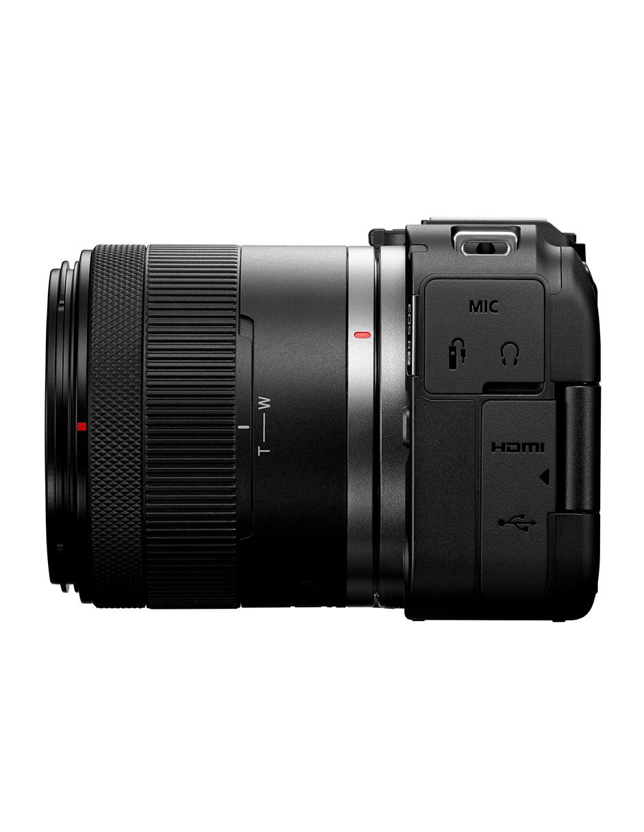 Kit de cámara sin espejo y accesorios modelo 6895C013AA con lente zoom f / 4 4