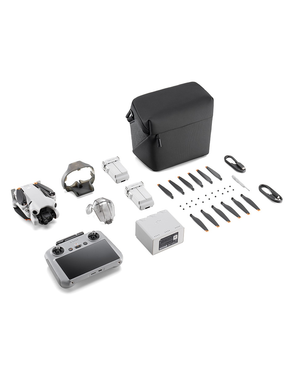 Dron Dji modelo Mini 4 Pro Fly More Combo Plus (RC 2) (GL) HD 34 min de vuelo