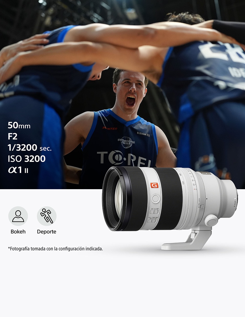 Lente 50 a 150 mm f / 2 E-Mount 7