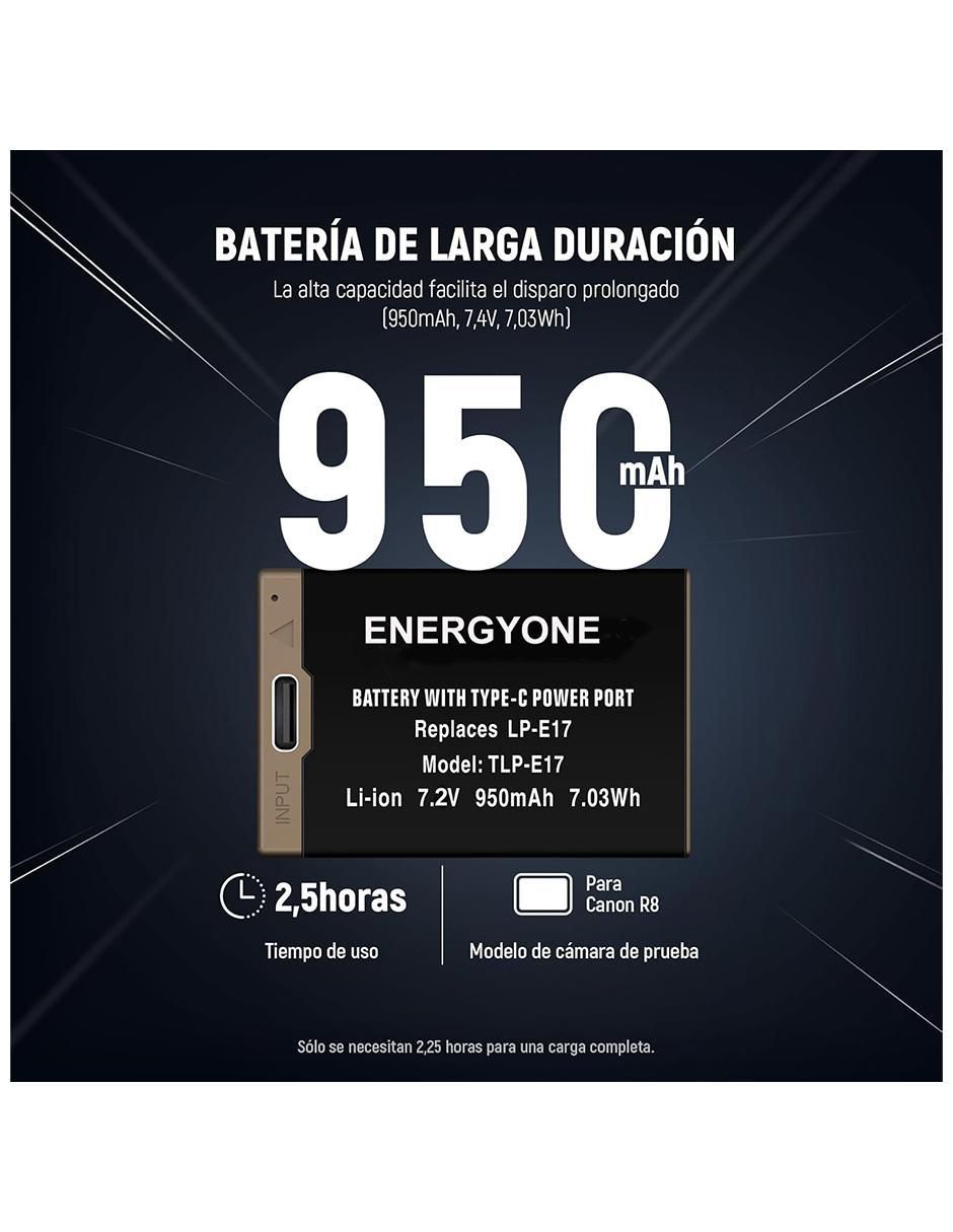 Batería recargable Energyone 950 mAh tlp-e17