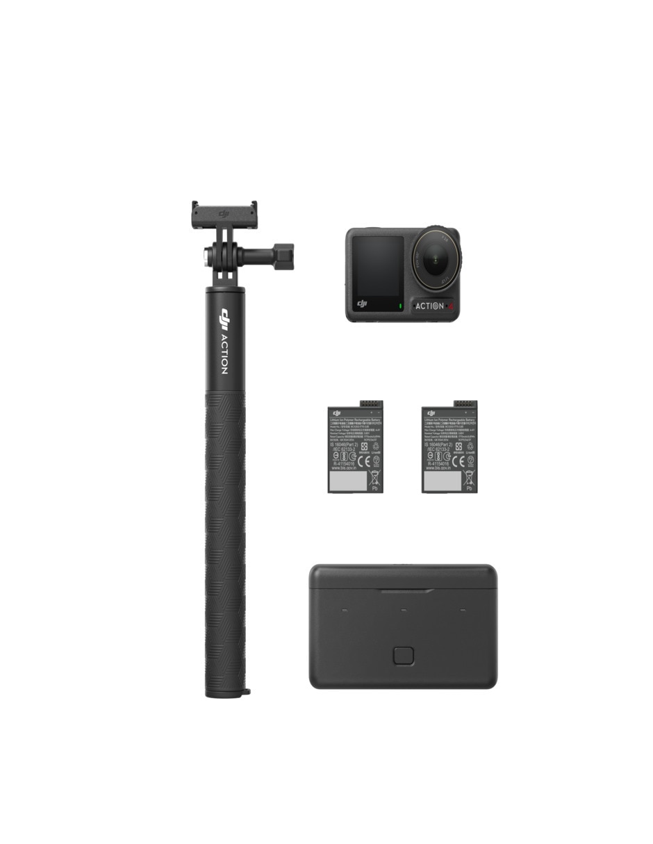 Cámara deportiva Osmo Action 4 Adventure Combo apertura f/2.8 4K/UHD 13